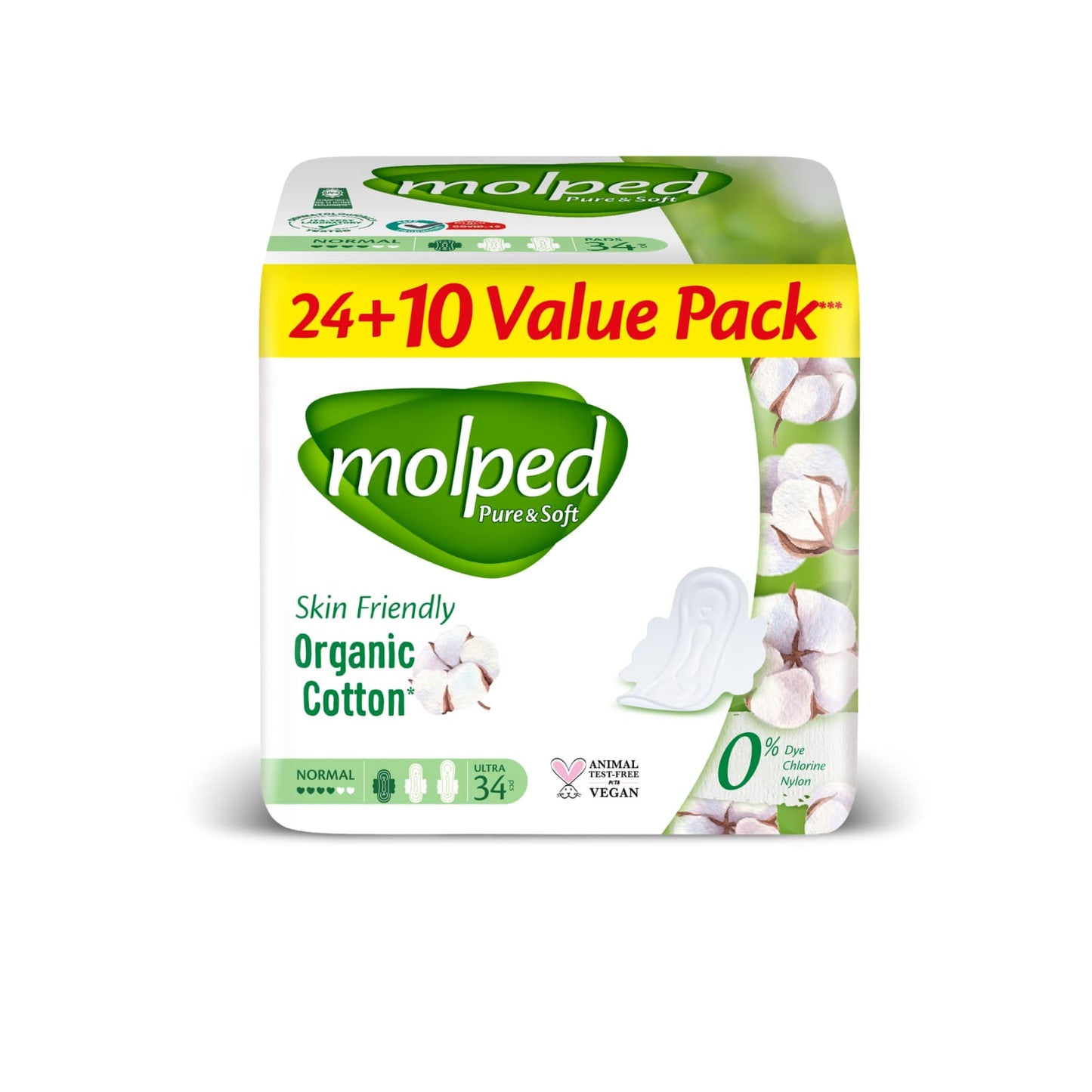 Podpaski Normal Molped 34 sztuki