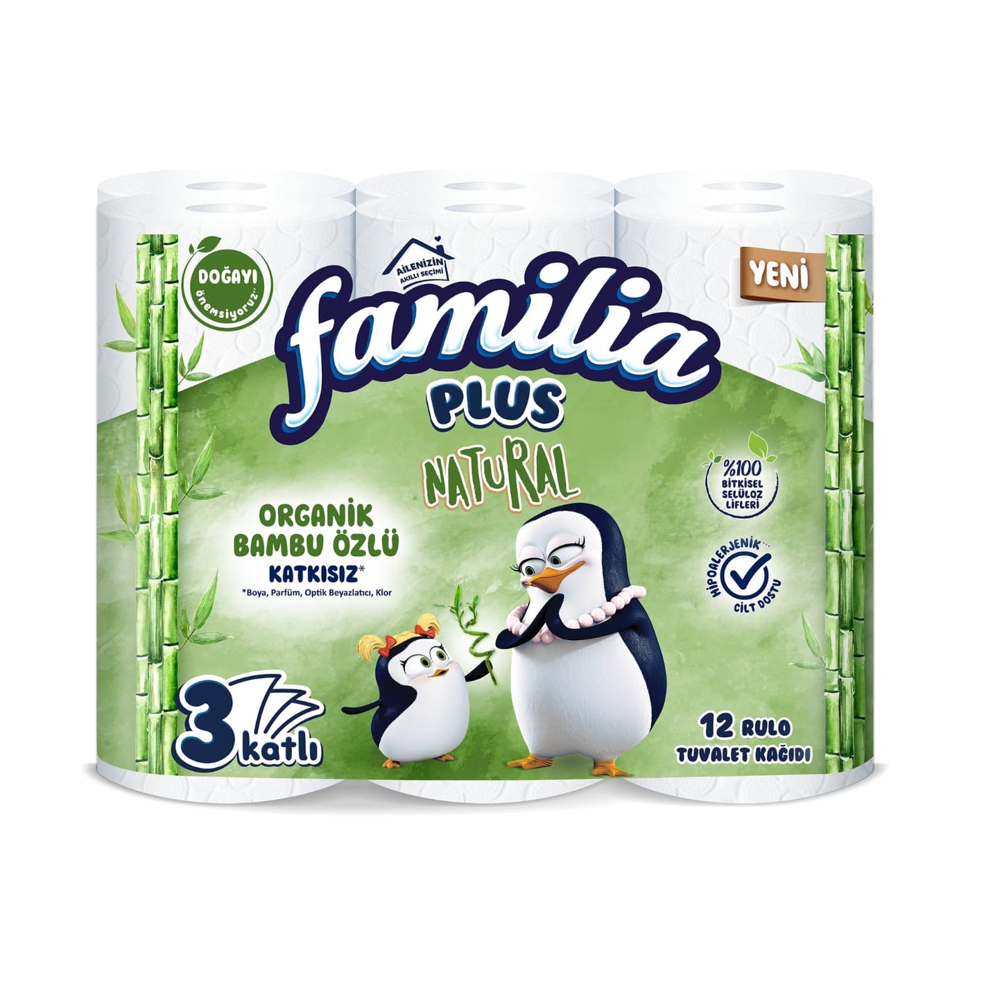 Papier toaletowy FAMILIA Plus Natural 12 sztuk