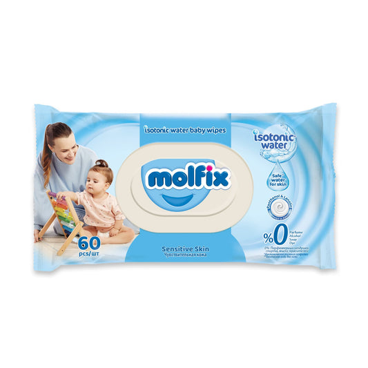 Chusteczki nawilżane Sensitive Skin 60 sztuk