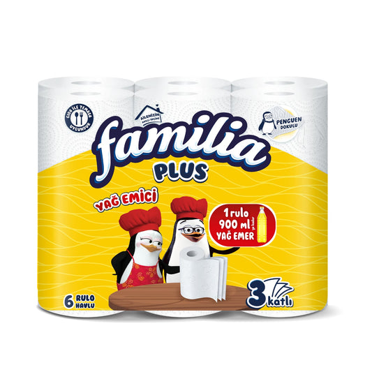Ręczniki Papierowe FAMILIA Plus 6 sztuk