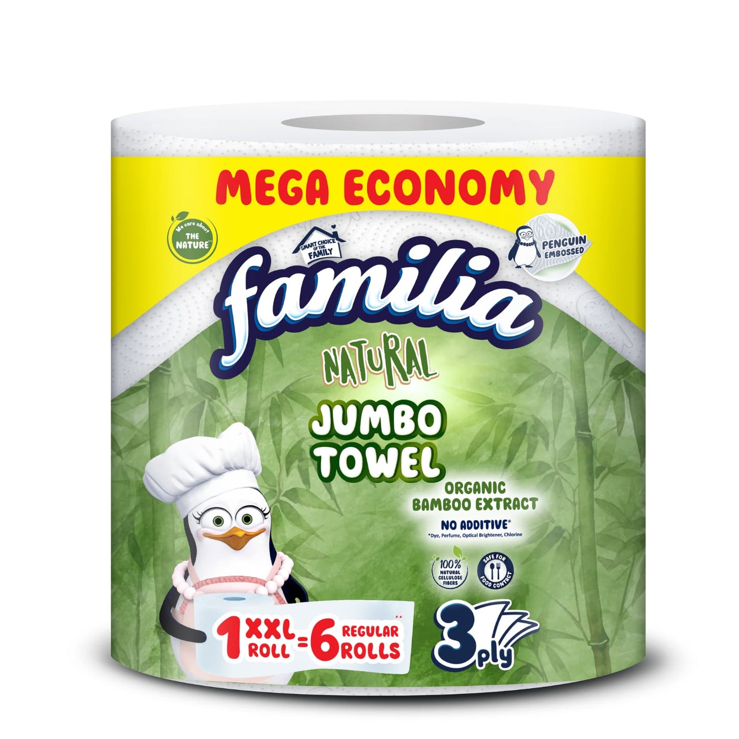 Ręcznik papierowy kuchenny Familia Natural Jumbo Towel XXL