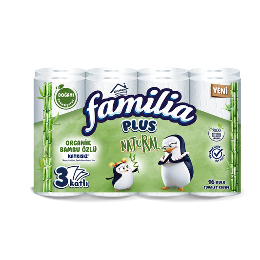 Papier toaletowy FAMILIA Plus Natural 16 sztuk