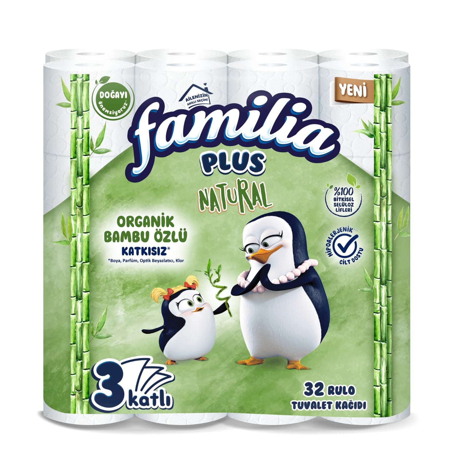 Papier toaletowy FAMILIA Plus Natural 32 sztuki