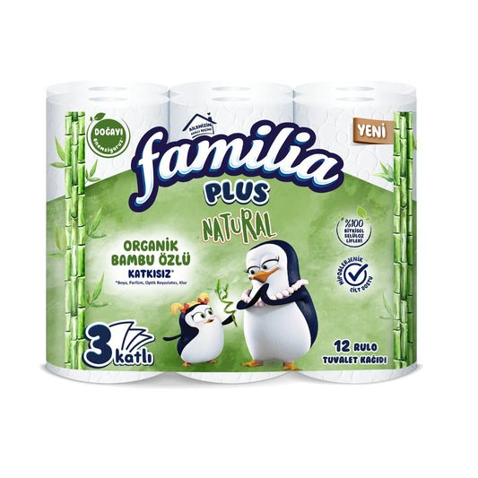 Papier toaletowy FAMILIA Plus Natural 12 sztuk