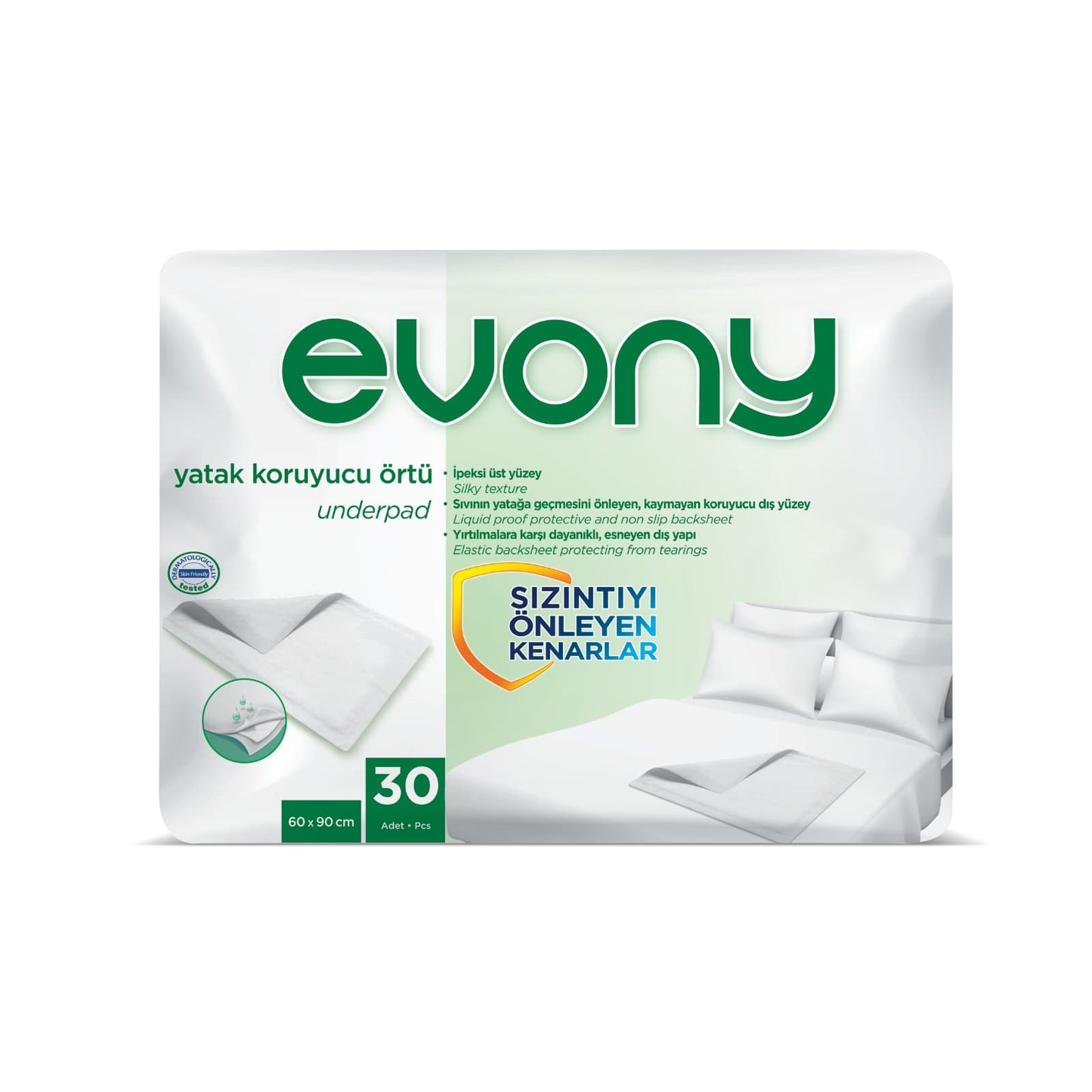 Podkłady do przewijania Evony 60x90cm 30 sztuk